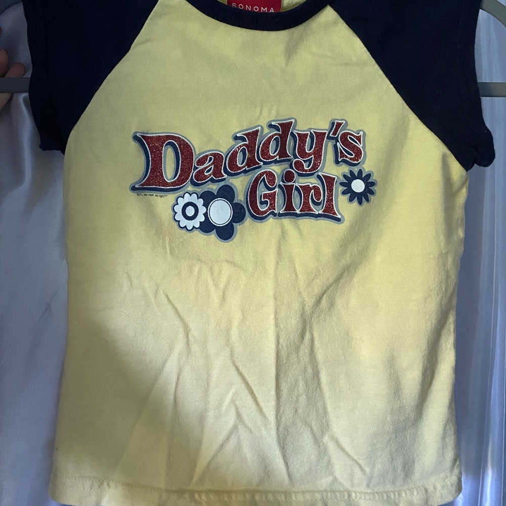 ⭐️❤️Y2K DADDY’s GIRL❤️⭐️ baby tee